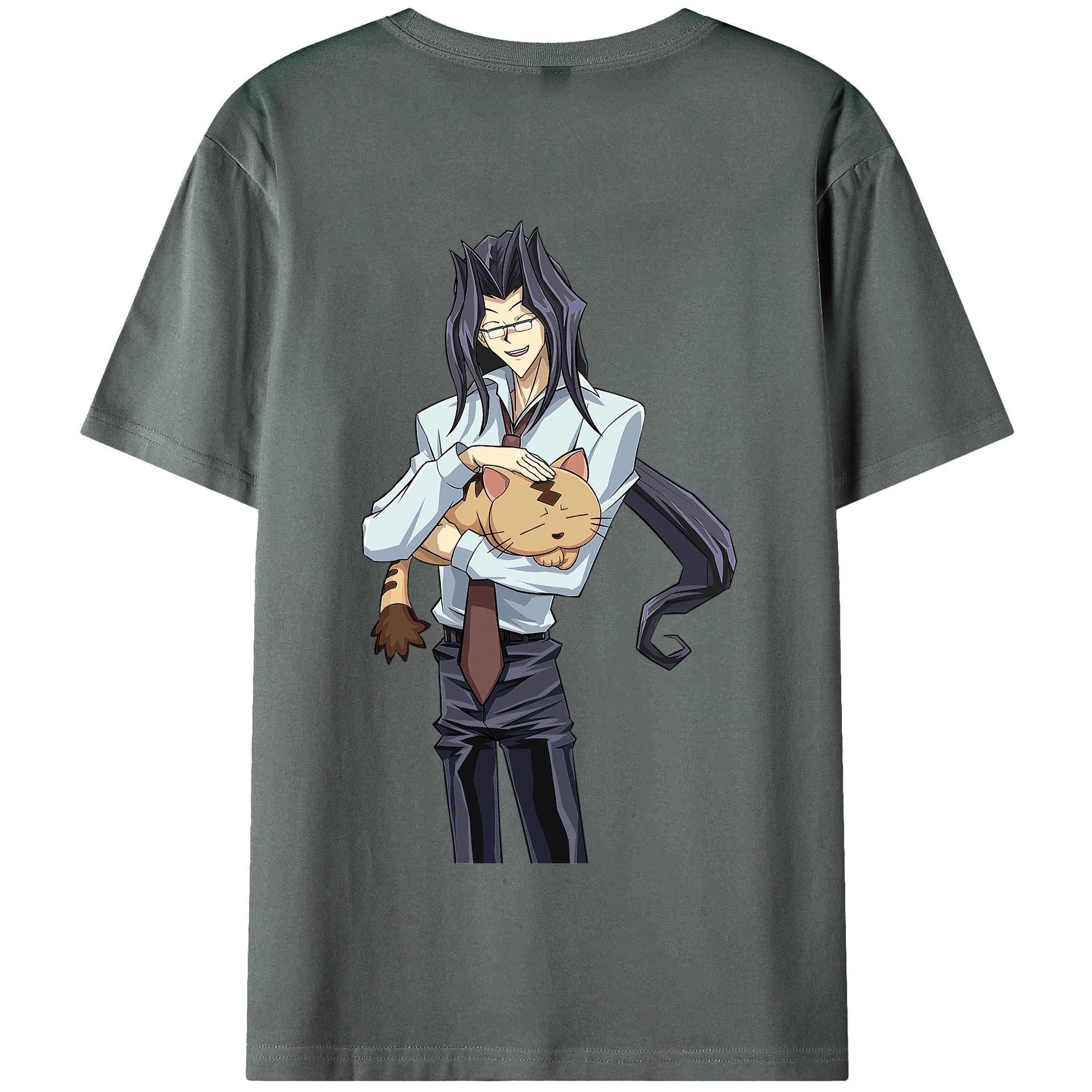 （画像用） 遊☆戯☆王 Yu-Gi-Oh! 綿100％半袖Tシャツ（背面プリント）